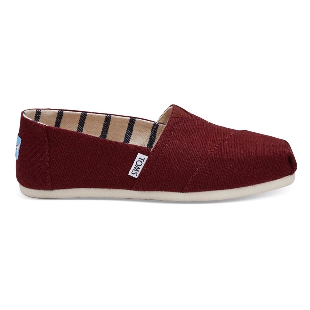 TOMS Black Cherry Heritage Canvas Women's Classics